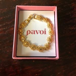 Gold Plated flower Bracelet